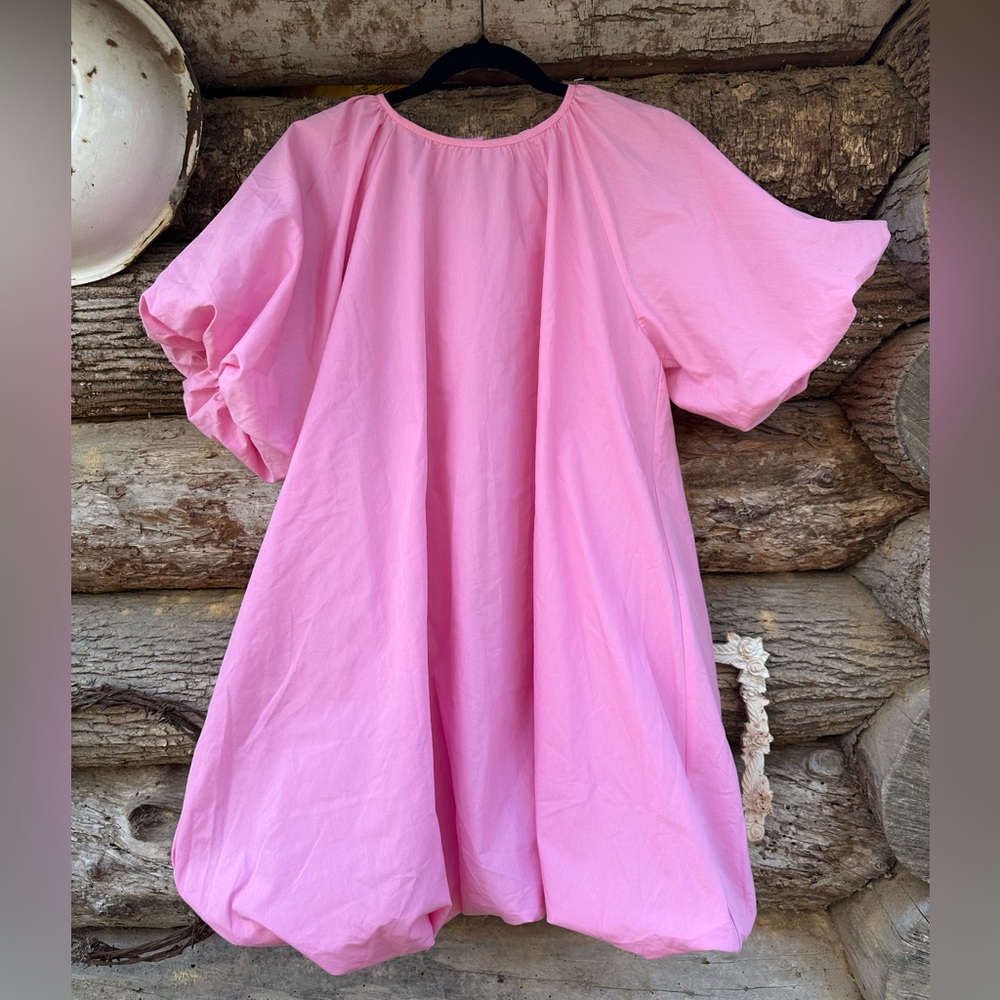 ASOS Bubble Gum Pink Bubble Dress